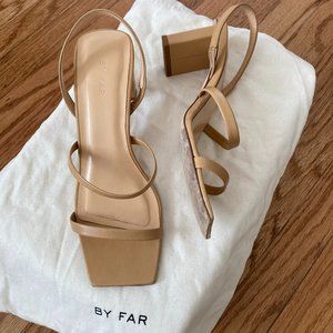 By Far Liu Strap Sandals - Nude - Size 36